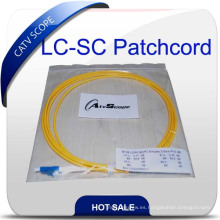 LC-Sc Cable de conexión de fibra óptica Simplex